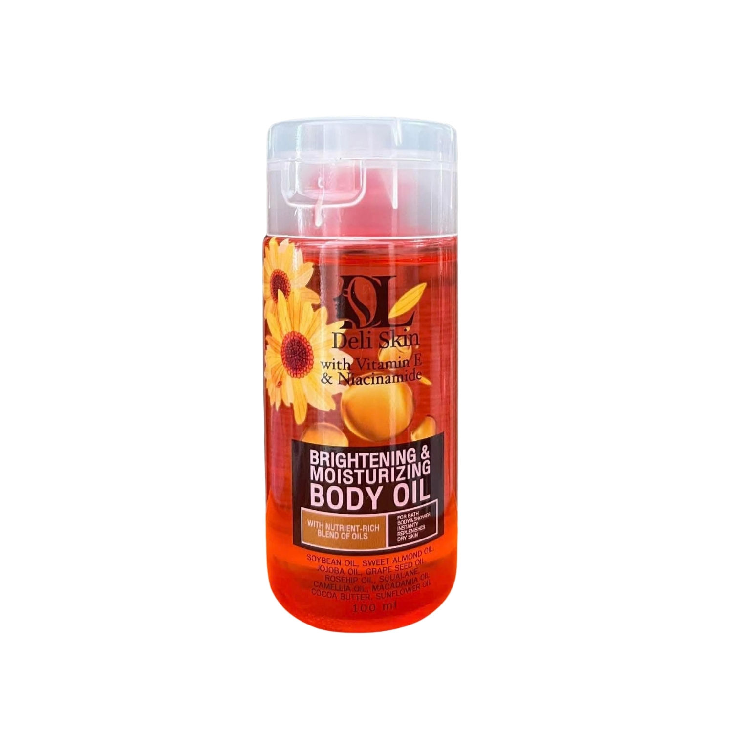 Deli Skin Brightening & Moisturizing Body Oil (100ml)