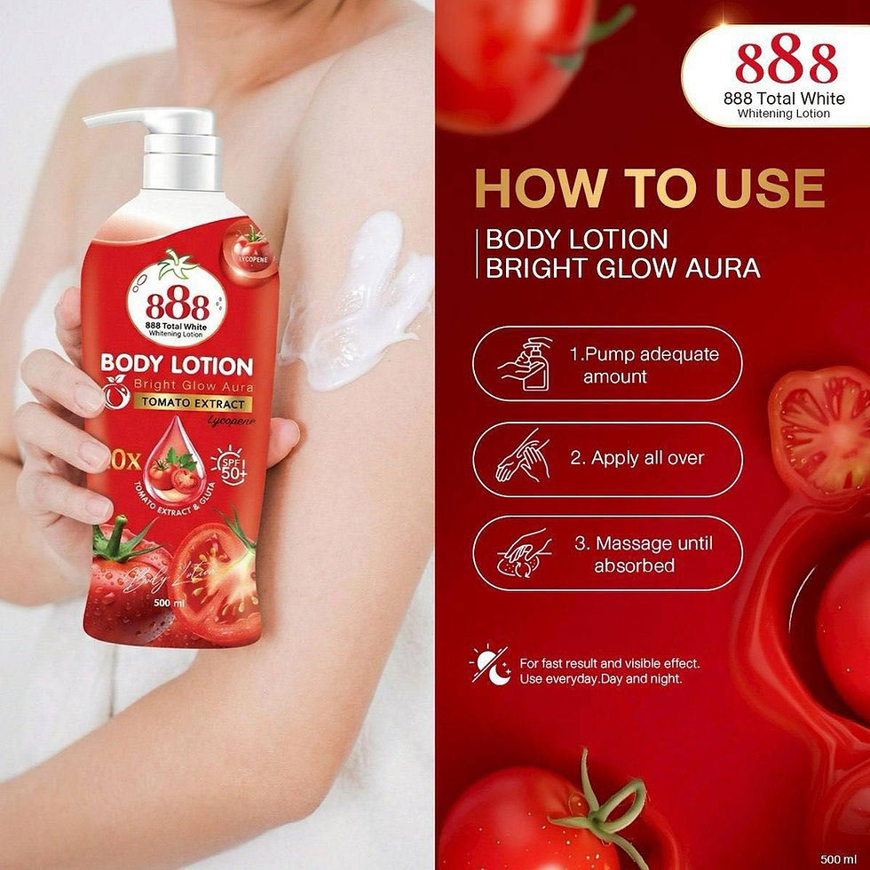 Thumbnail: 888 Total White Tomato –20X Tomato Extract Body Lotion SPF50 (500ml)
