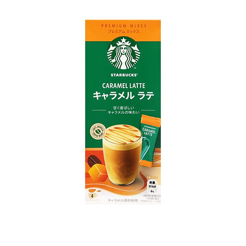Starbucks Japan Caramel Latte Powder Premium Mixes 4 Sticks | Haus