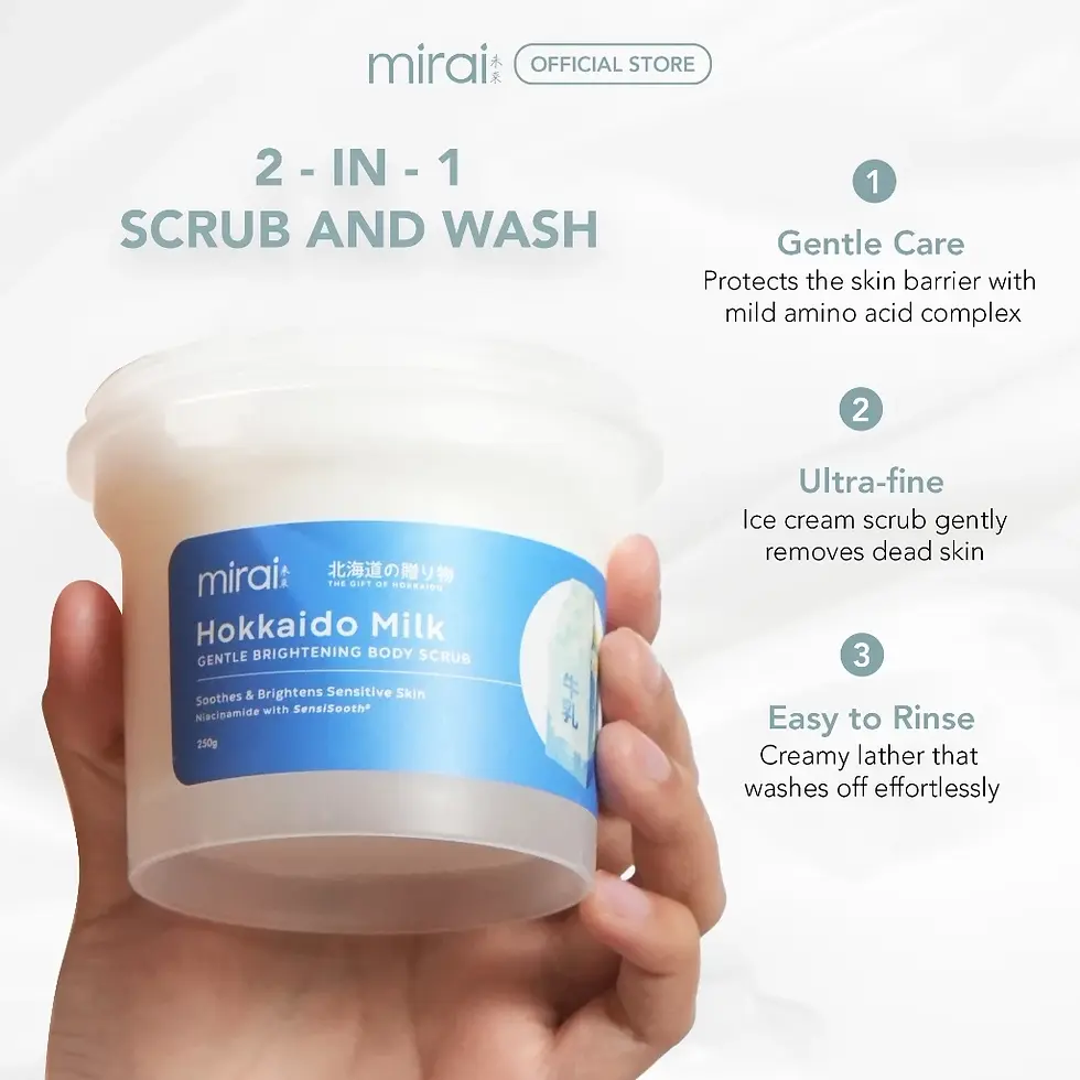 Thumbnail: Miria Hokkaido Milk Body Scrub (250g)