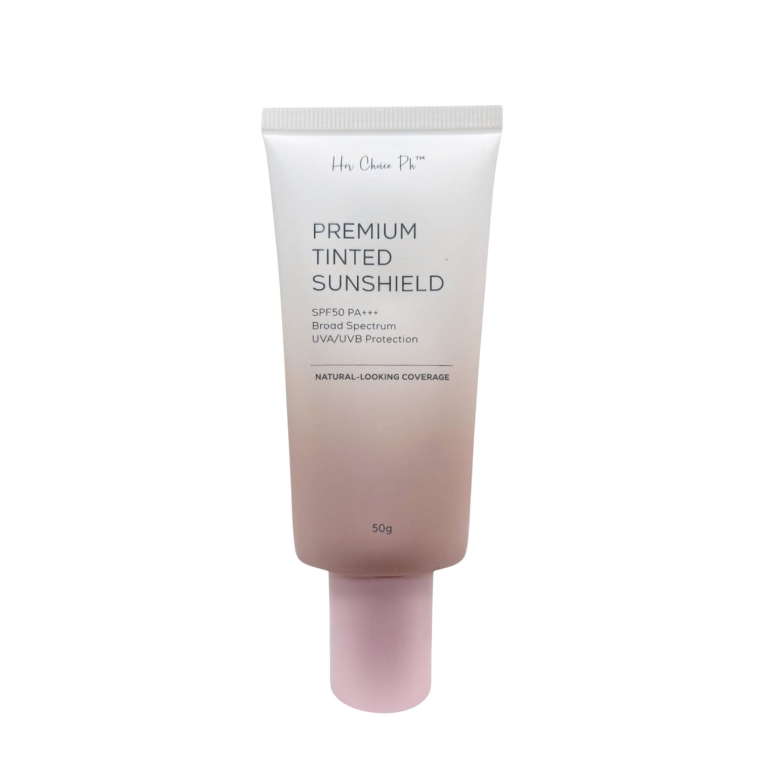 Her Choice PH Premium Tinted Sunshield SPF 50 PA+++ (50g)
