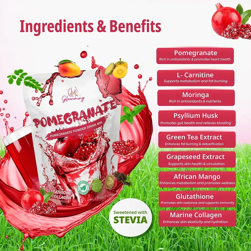 Thumbnail: Glowming Health & Beauty Drink Pomegranate (200g)