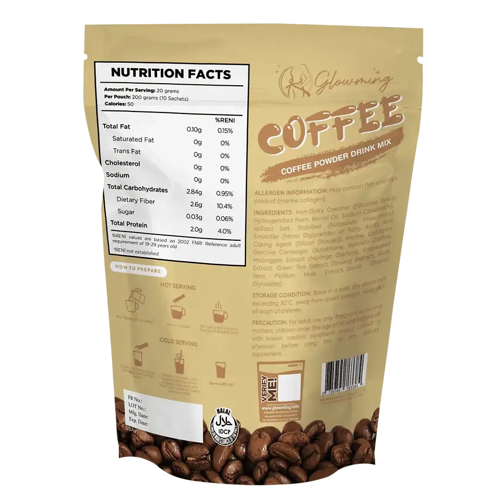 Thumbnail: Glowming Health & Beauty Drink Coffee (200g)