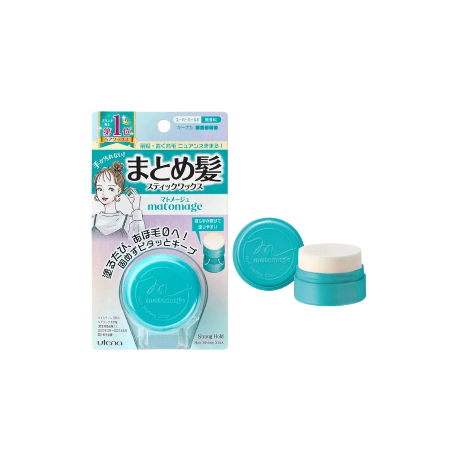 Utena Matomage Hair Styling Stick Wax Strong Hold (13g)