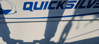Shadow on Boat, Arms, Quicksilver decal, sticker, graphic