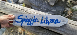 Spiaggia-Libera-Segnale-Marina-di-Camerota-Oggettistica-Gift-Items-FMB-For-My-Boat-di-Fabio-Massimo-Barone-Sapri-Cilento-Custom-Adesivi-Nautici