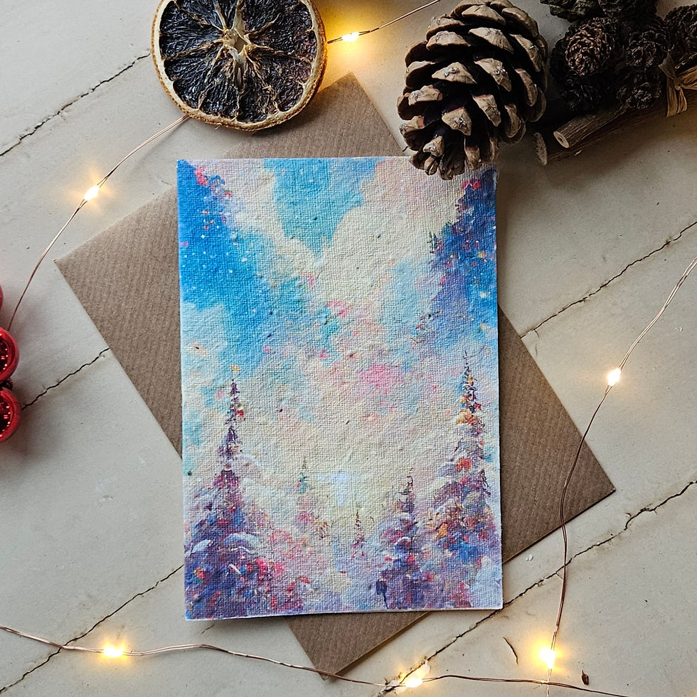 Plantable Wildflower Christmas Card- Nordic Forest