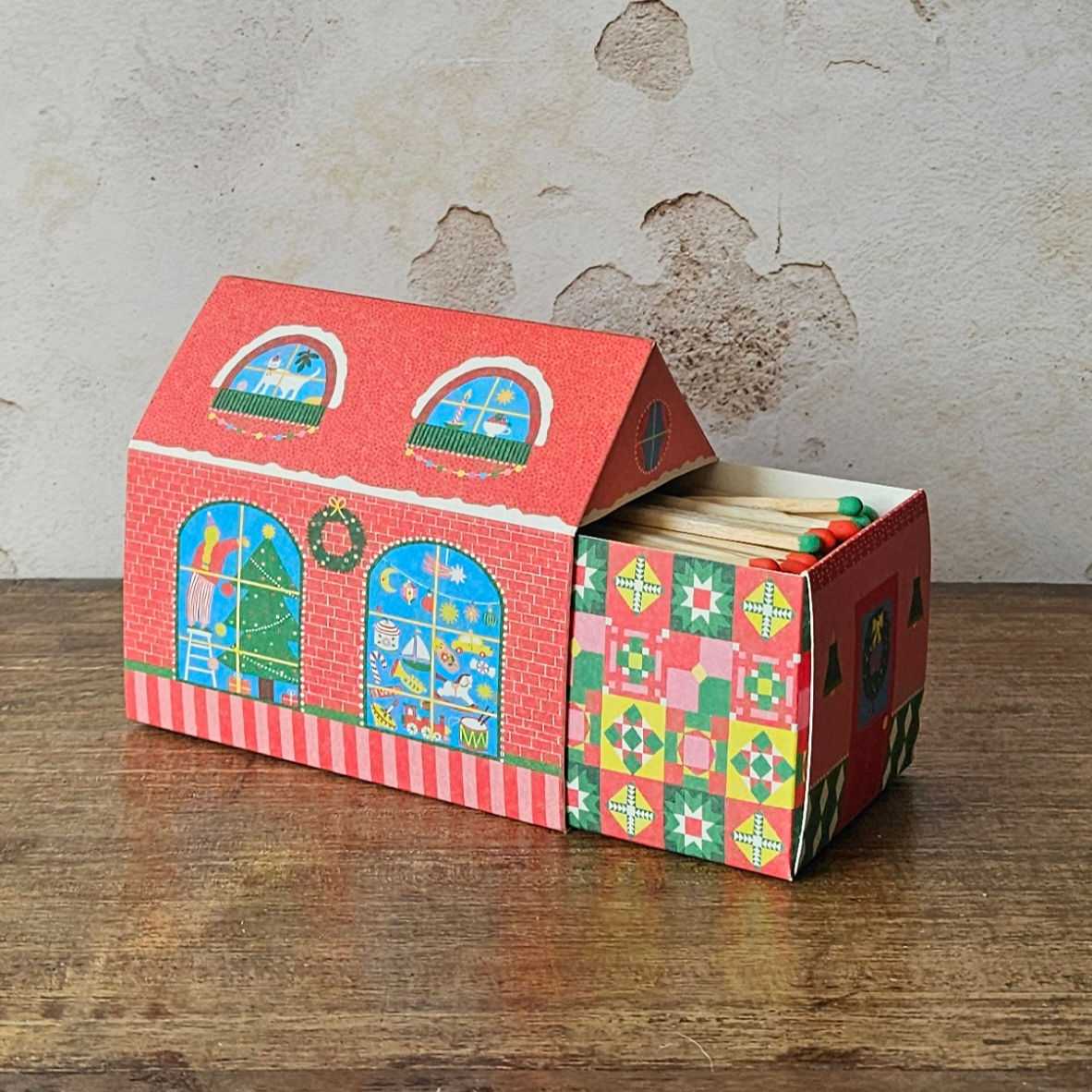 Christmas House Luxury Long Matches by Archivist Gallery