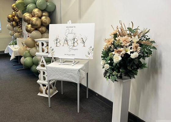 baby shower welcome sign