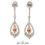 Thumbnail: Alp Sagnak 14 k White Gold and Rose Gold Art Deco Skull Earrings Diamonds Rubies