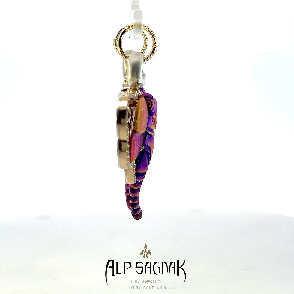 Thumbnail: Alp Sagnak TheAnimal Medicine Dragonfly Earrings With 925K Silver And 14K Gold