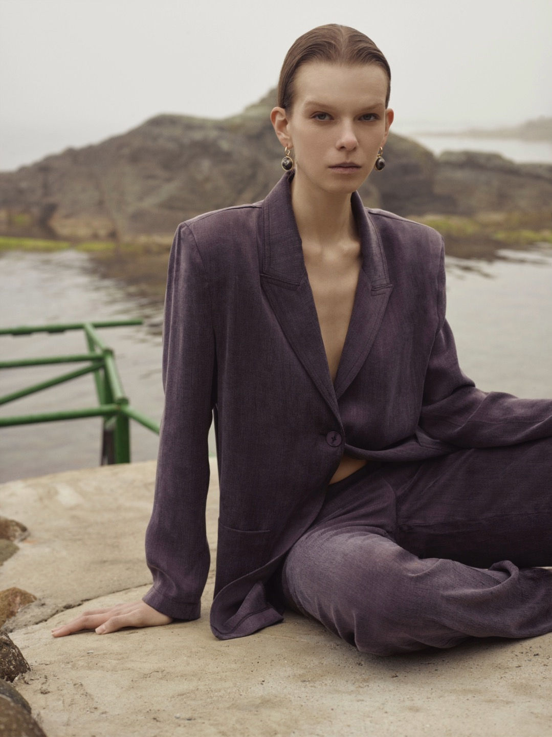 Ares Vatkalı Bambu Blazer