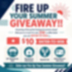 SUMMER GRILL GIVEAWAY RAFFLE!