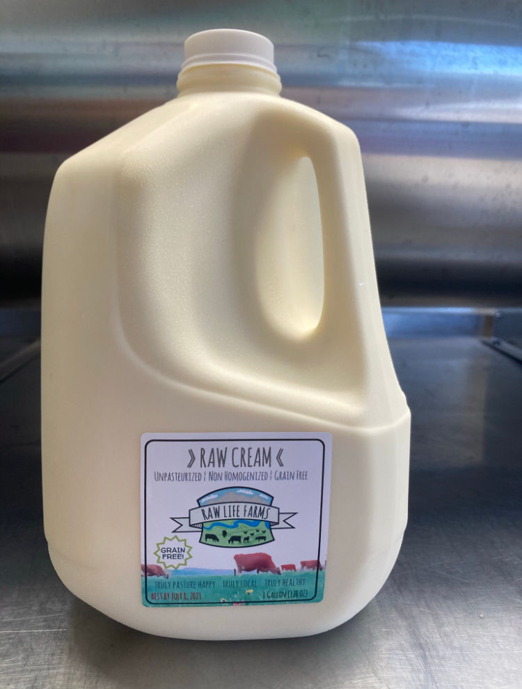 Raw Cream - Gallon