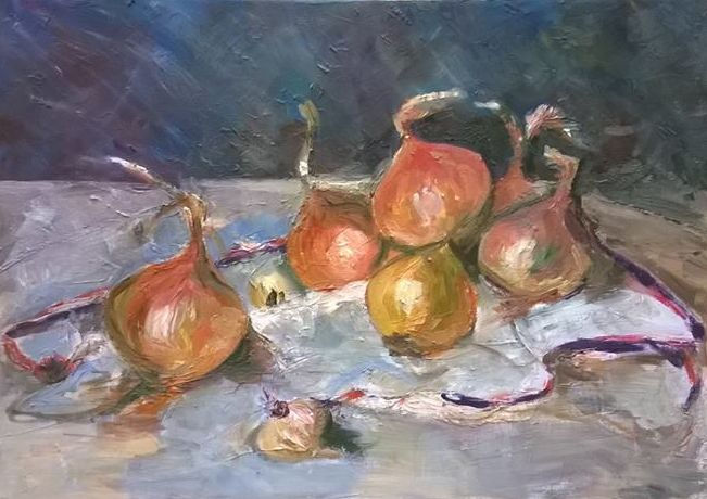 Onions by Renoir - replica