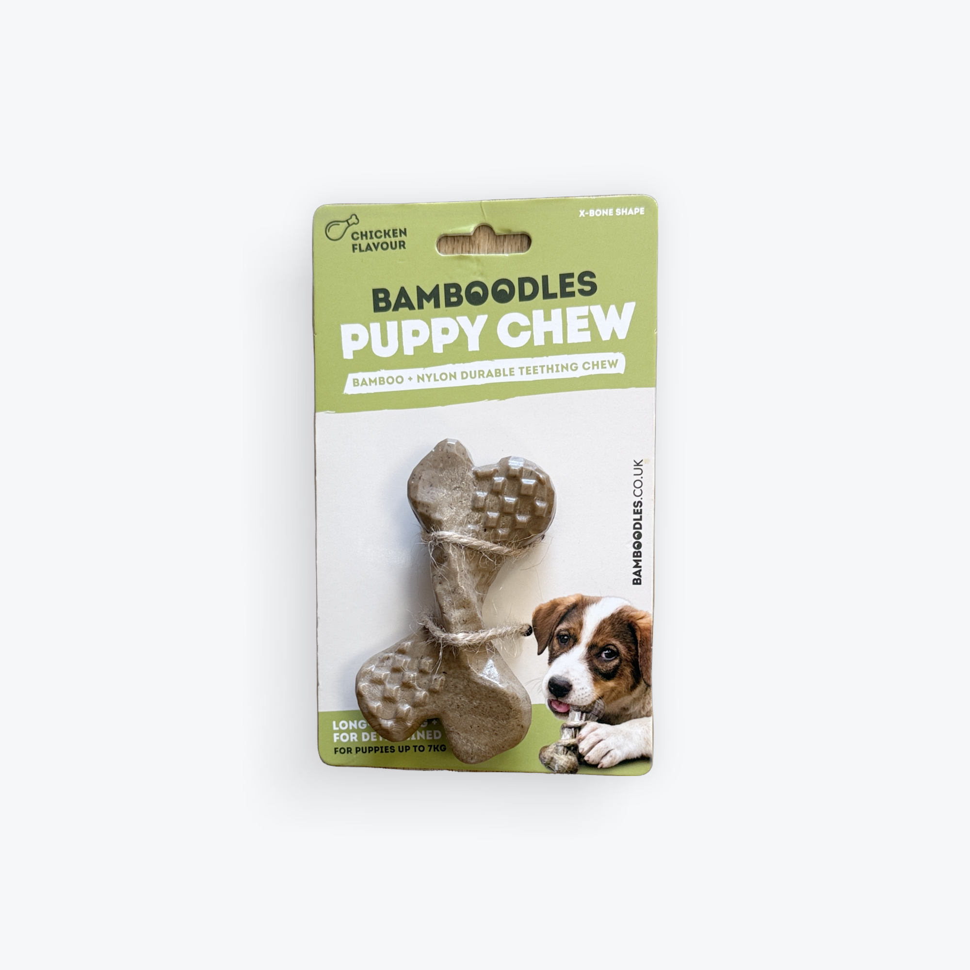 Bamboodles Puppy I-Bone and X-Bone Chew Toys