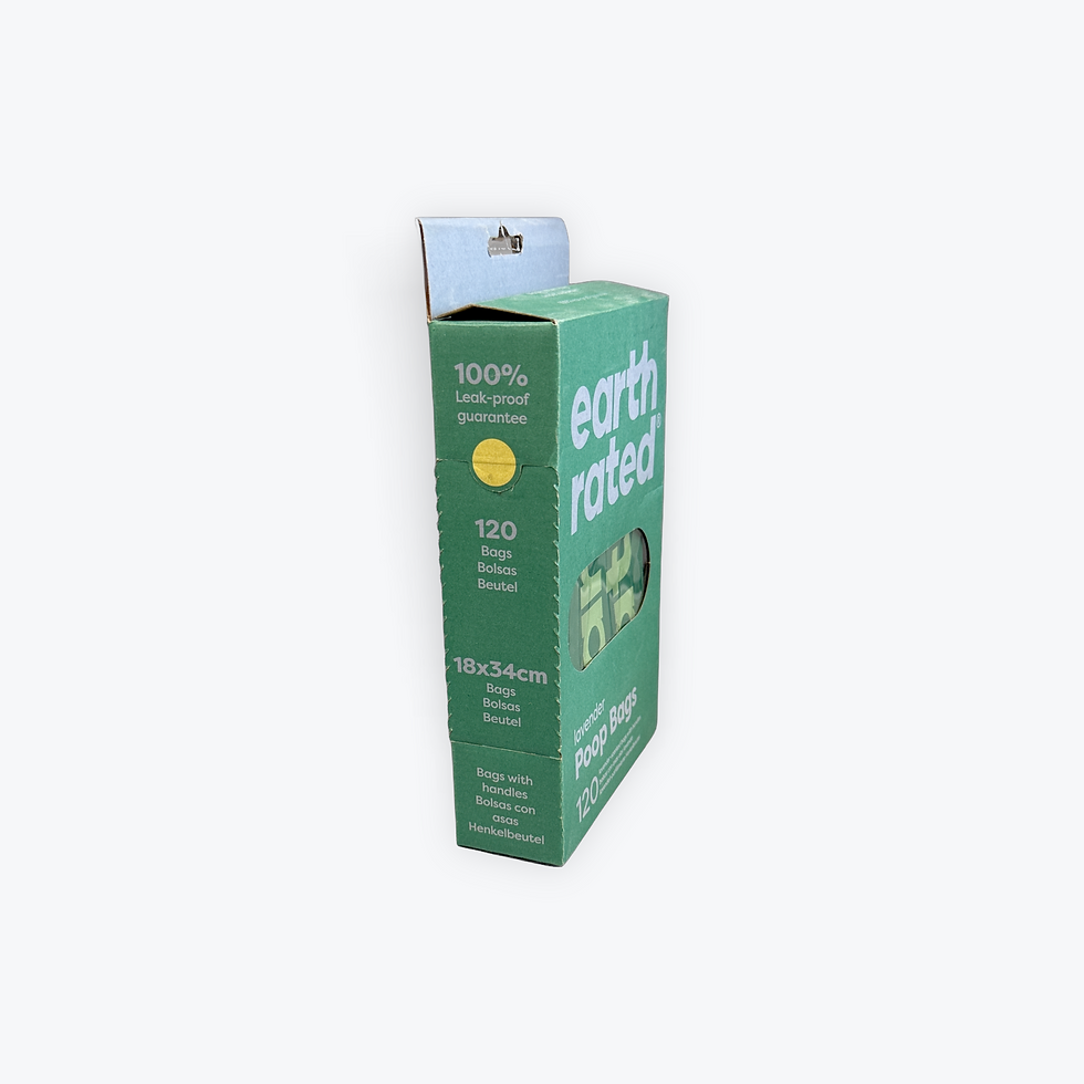 Thumbnail: Earth Rated Poop Bags 18x34cm - Tie Handle Lavender scented