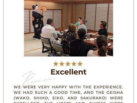 Why All Feedback Are Perfect Scores: Reason #1 - Enjoying the Experience Because It’s Truly Authentic Traditional Culture