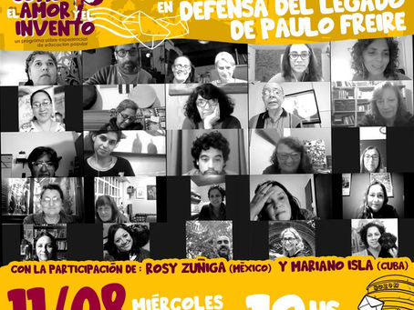 Arte correo en defensa del legado de Paulo Freire