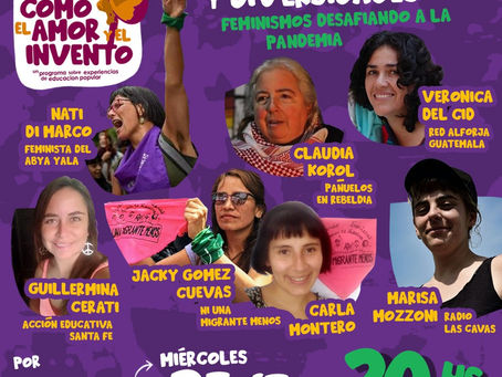 Encuentro de mujeres y diversidades: Feminismos desafiando a la pandemia