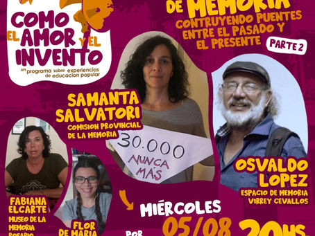 Espacios de memoria: pasado reciente y presente de aislamiento