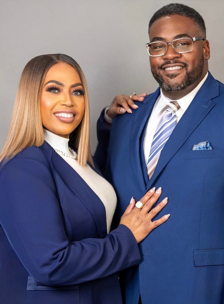 Stormy Gage-Watts and her husband Christopher Watts supporting the Shreveport mayoral campaign.