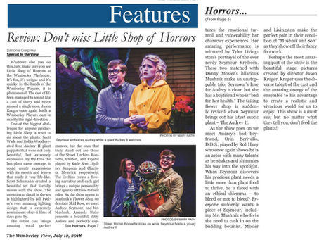 Little Shop of Horrors is a Hit!