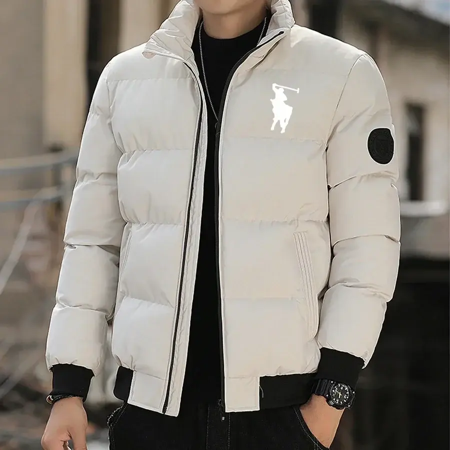 Miniatura: 2026 Model Men's Windproof Cotton Jacket, Outdoor Casual Style with Zipper, Suit
