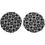 Miniature : Resille Barrette pour Cheveux Floral Noir - Equitheme