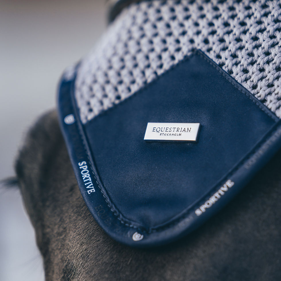 Thumbnail: Bonnet Sportive Blue Ash - Equestrian Stockholm