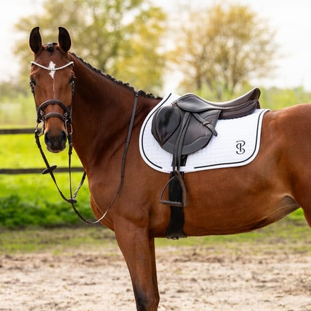Thumbnail: Tapis de Selle Elite White - PS of Sweden