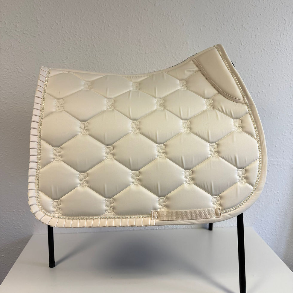 Miniature : Tapis de Selle Ruffle Pearl Off White - PS of Sweden