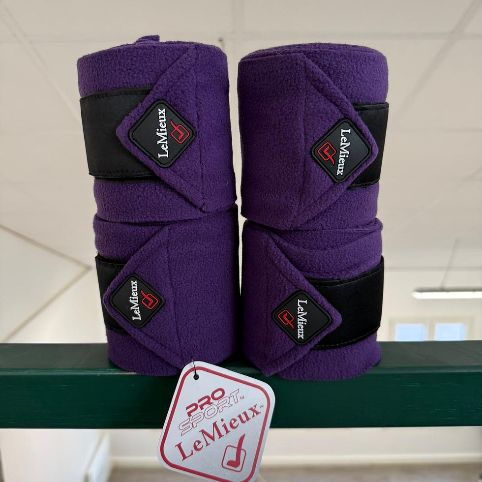 Thumbnail: Bandes de Polo Luxury Blackcurrant - LeMieux