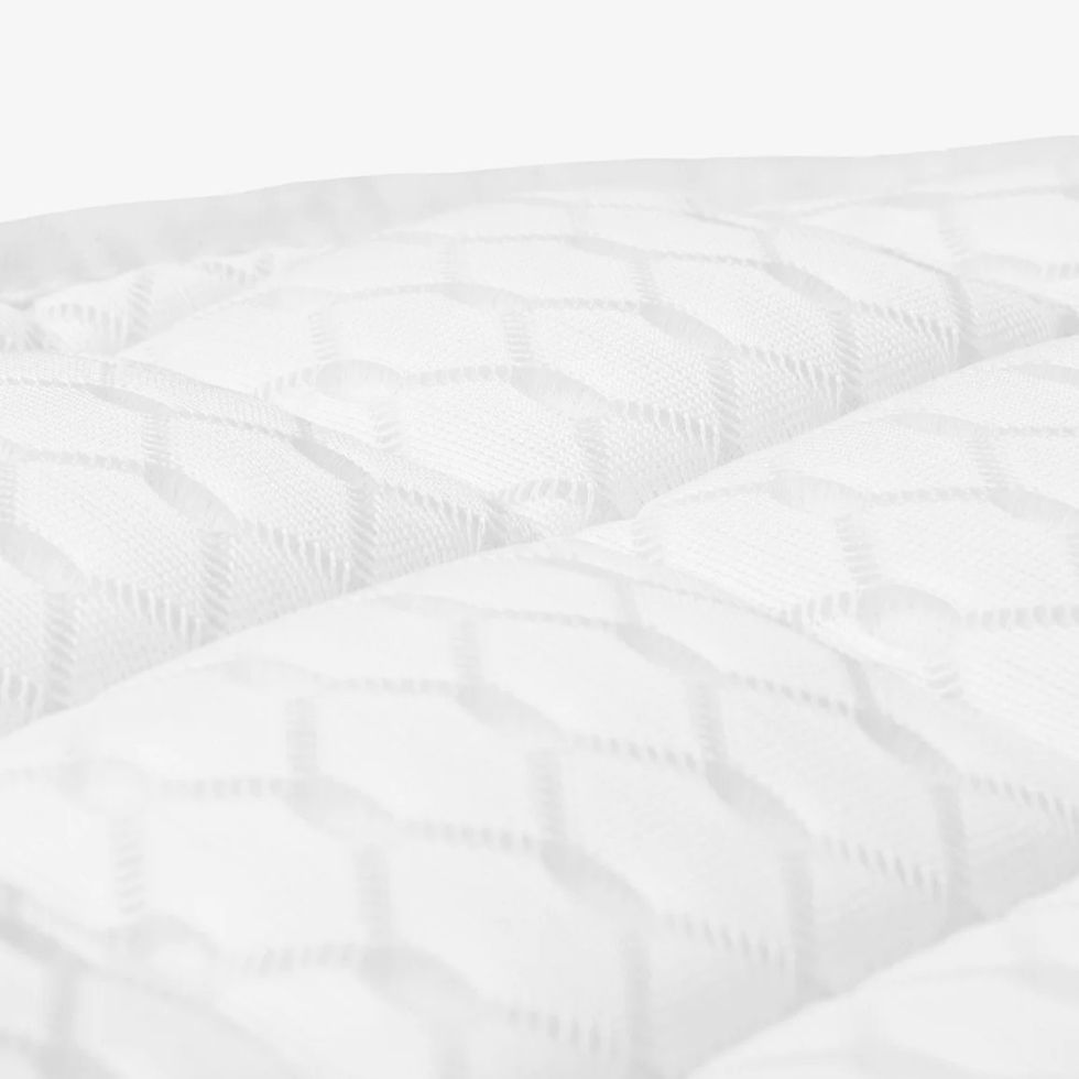 Thumbnail: Tapis de Selle Carbon Mesh Close Contact White - LeMieux