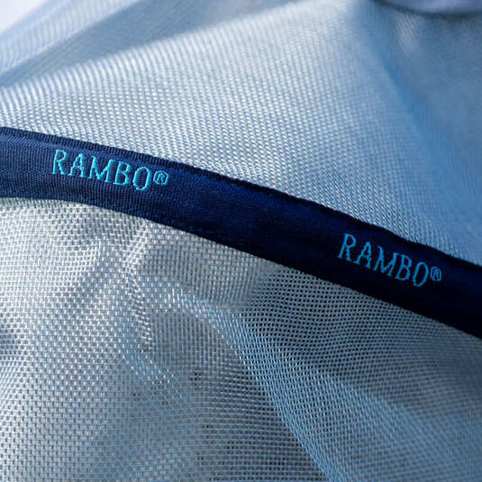 Masque Anti-Mouches Rambo Plus Azure Blue/Navy & Electric - Horseware