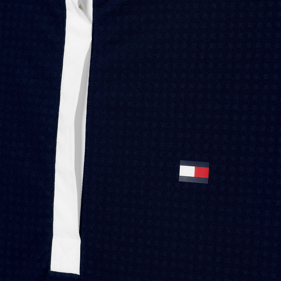 Thumbnail: Chemise de Concours Manches Courtes Chelsea Cooling Femme Desert Sky - Tommy Hilfiger