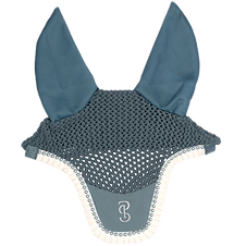 Steel Blue Ruffle Pearl Saddle Pad - PS of Sweden