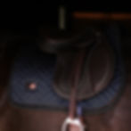 Tapis de Selle Modern Dark Ocean - Equestrian Stockholm