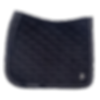 Tapis de Selle Dressage Velvet Monogram Black - PS of Sweden
