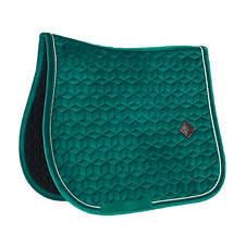 Tapis de selle Velvet vert foncé - Kentucky Horsewear