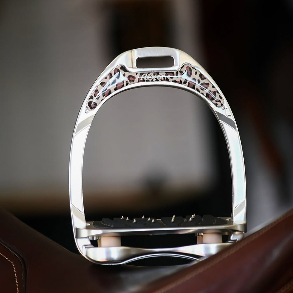 Miniature : Stickers Étriers Léopard - Flex-on