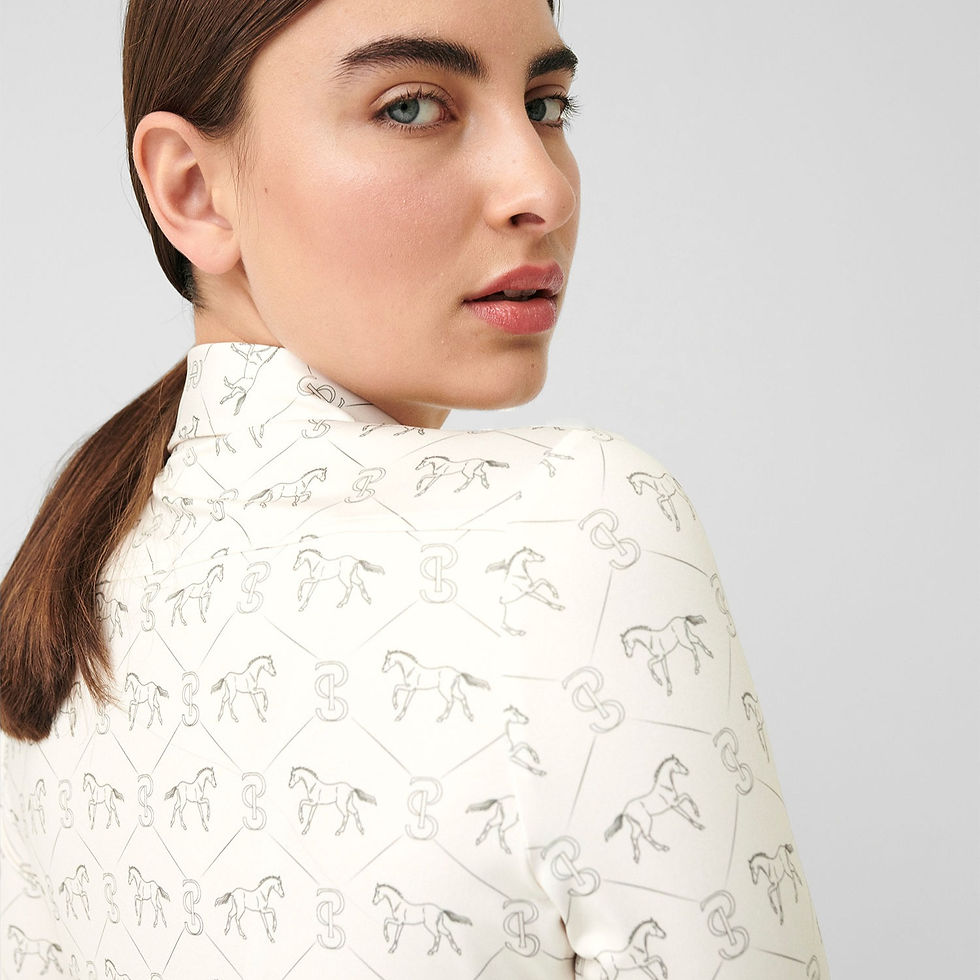 Thumbnail: Chemise Estelle Running Horse Off White - PS of Sweden