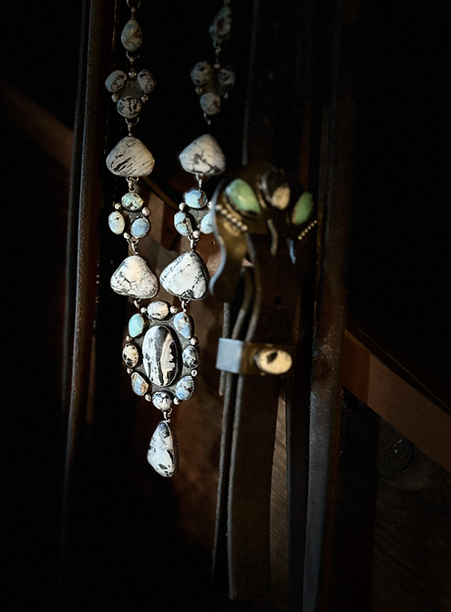 White buffalo custom necklace