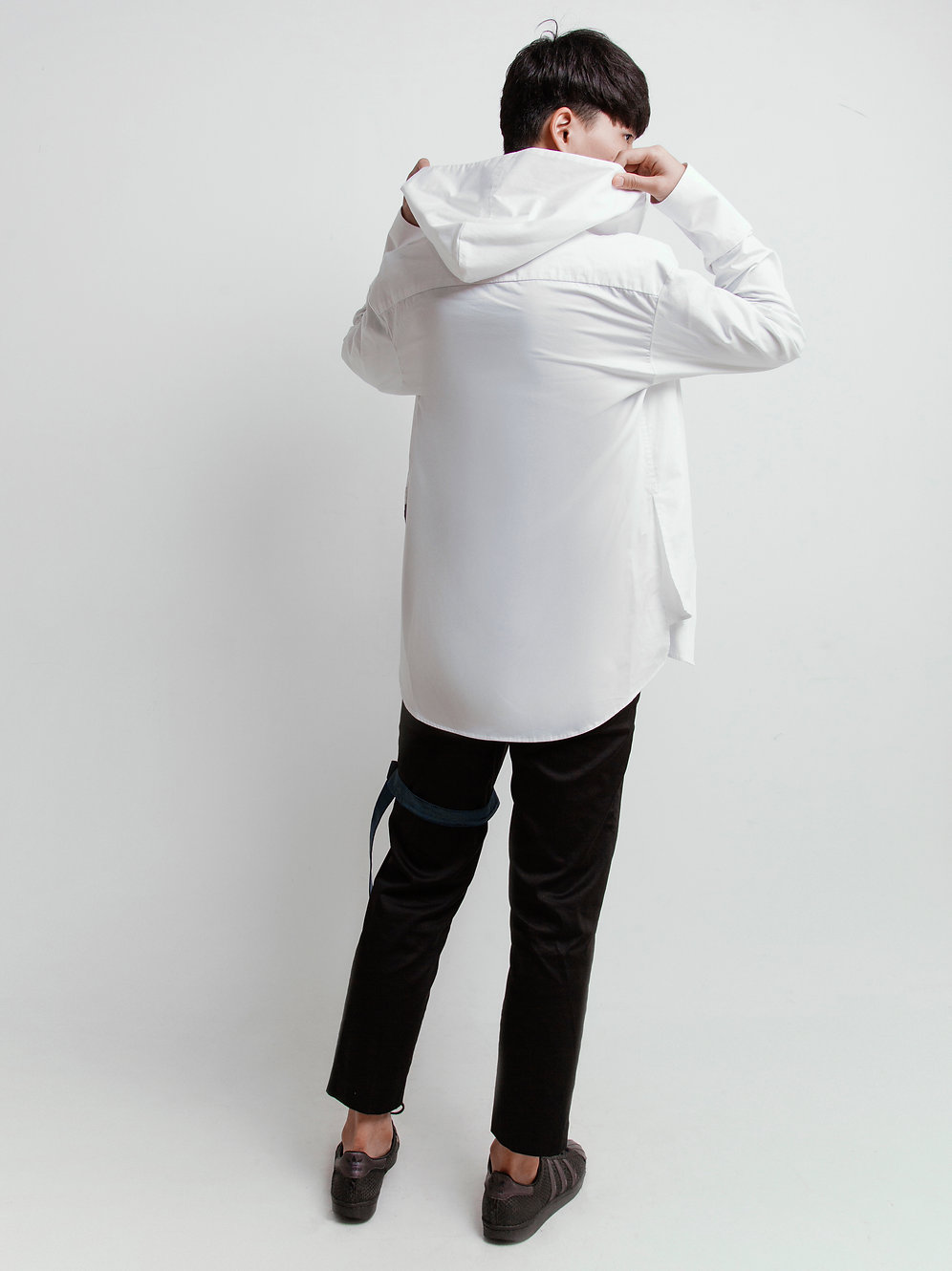 Gradient Shirt Hoodie Clean clothes only