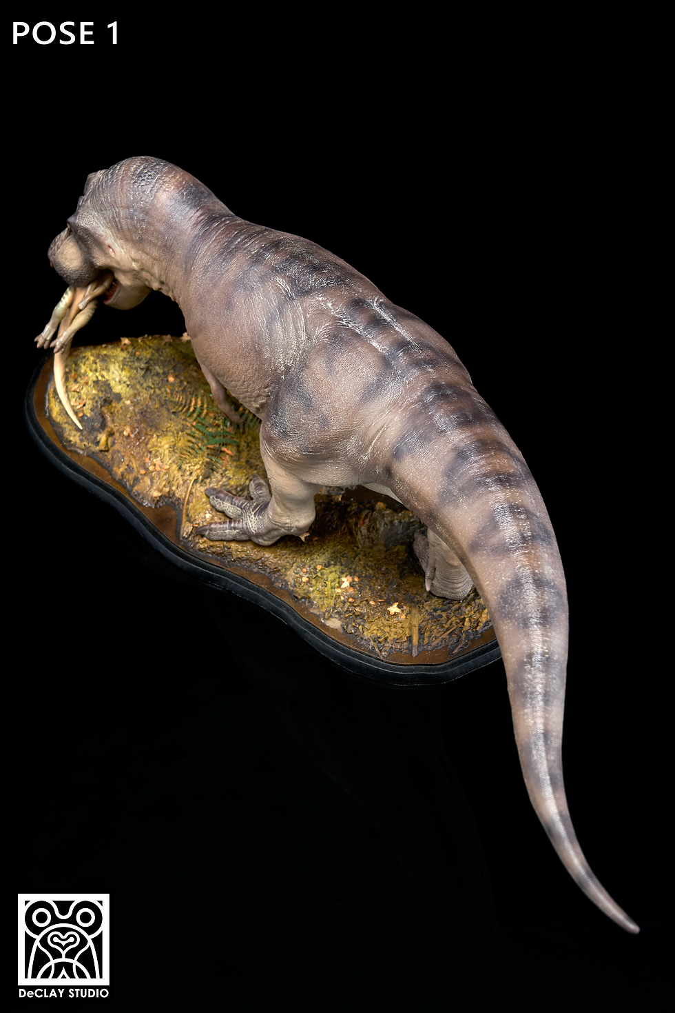 Thumbnail: T. rex and Edmontosaurus - Pose 1 - Scale 1/35 - De CLAY Studio