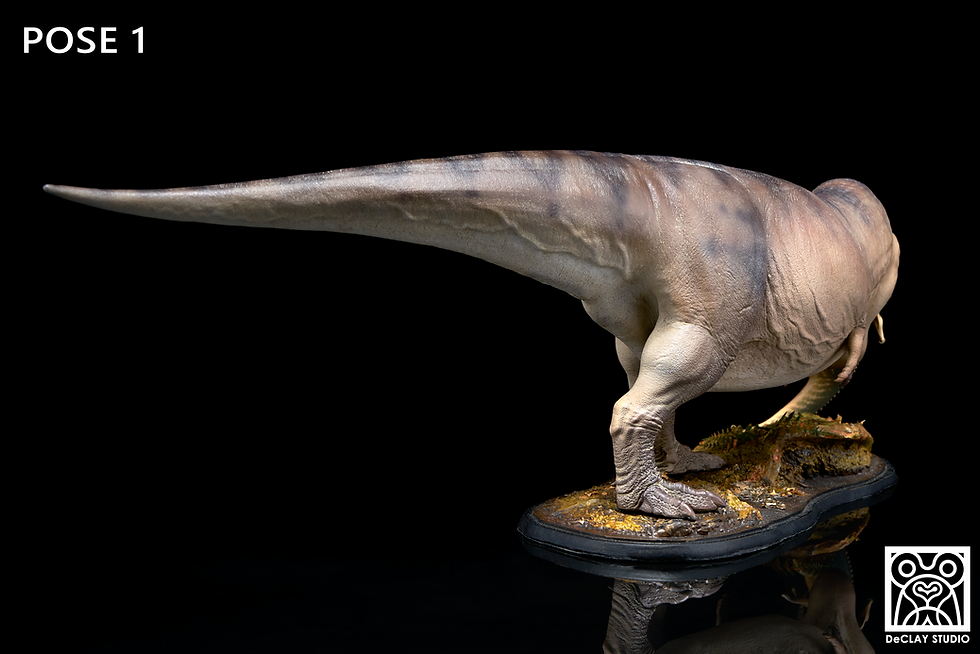 Thumbnail: T. rex and Edmontosaurus - Pose 1 - Scale 1/35 - De CLAY Studio