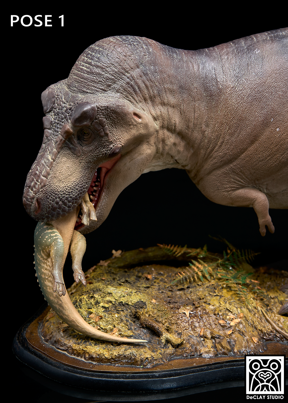 Thumbnail: T. rex and Edmontosaurus - Pose 1 - Scale 1/35 - De CLAY Studio