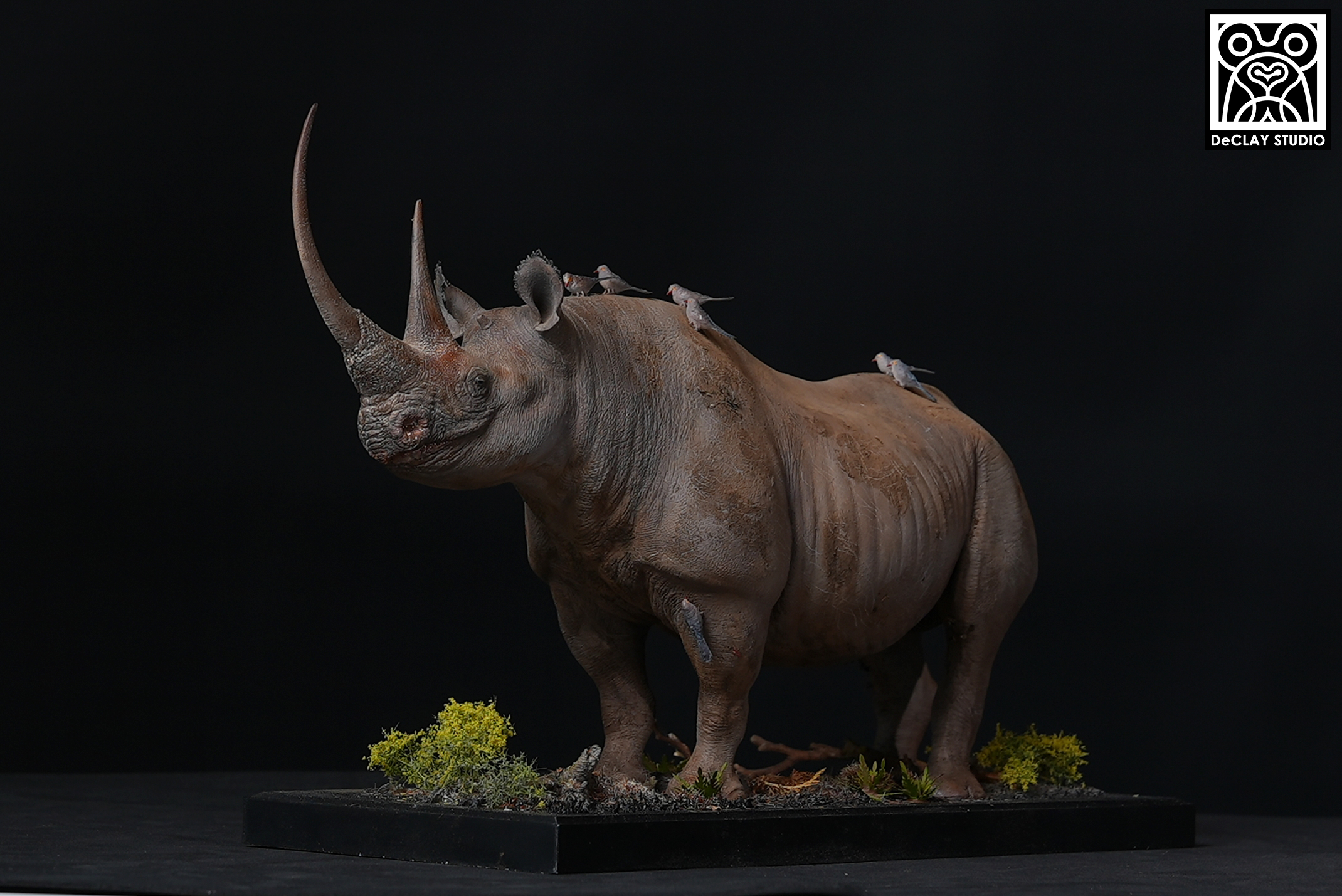 Black rhinoceros - Diceros bicornis - DeCLAY Studio