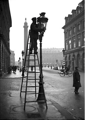 Installation de l’éclairage à gaz à Paris