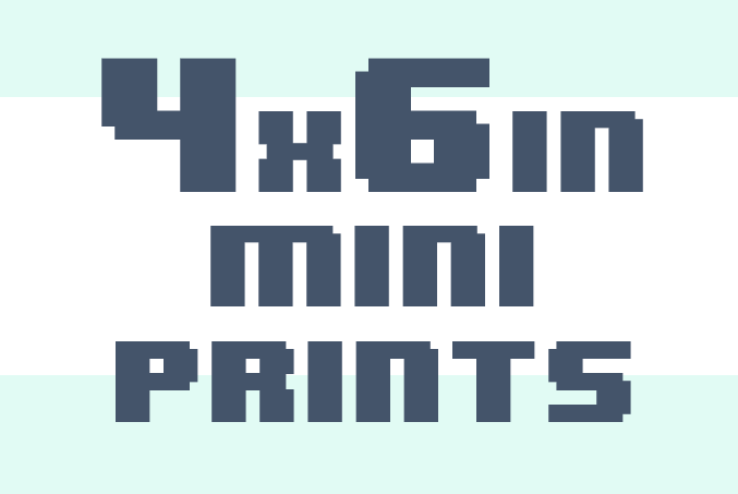 4" x 6" Small size Prints